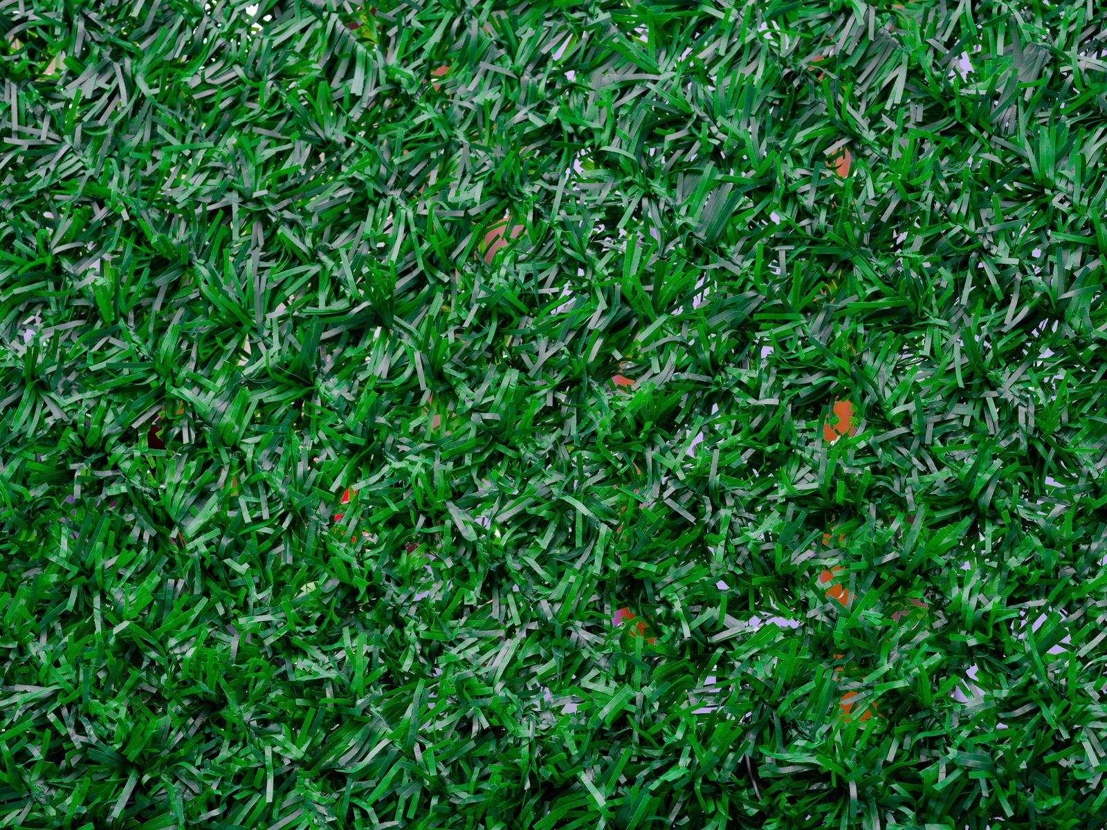 Close-up of artificial grass turf